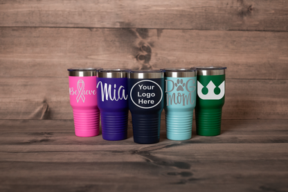 Customized Tumbler | Custom Engraved 30oz Tumbler | Personalized Tumbler | Personalized Engraved Coffee Tumbler| Personalized Cups Engraved