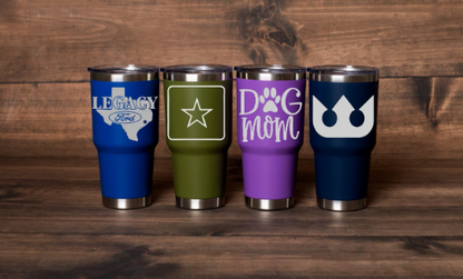 Customized Tumbler | Custom Engraved 30oz Tumbler | Personalized Tumbler | Personalized Engraved Coffee Tumbler| Personalized Cups Engraved